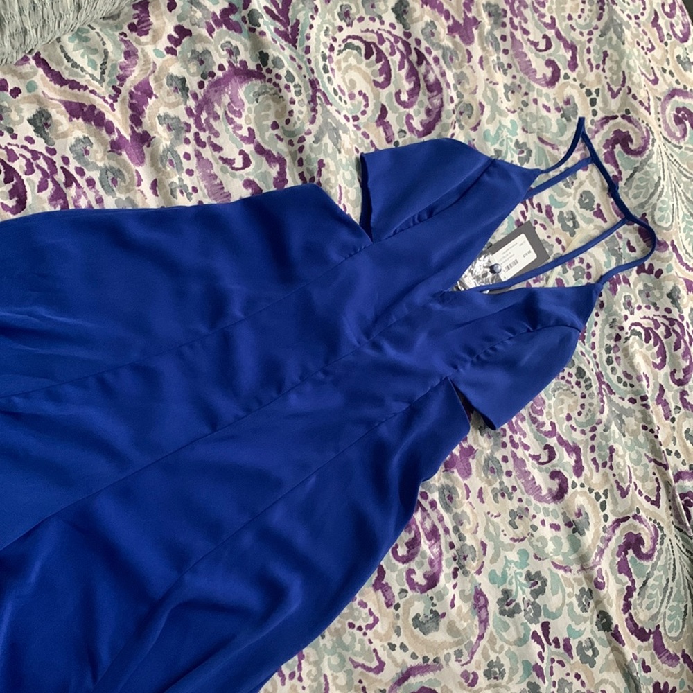 Blue jumpsuit